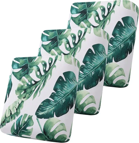 Miniatura 73 de Smiry Fundas de cojín de sofá estampadas, fundas elásticas suaves para sofá, fundas de sofá lavables antideslizantes, protector de muebles para Beige