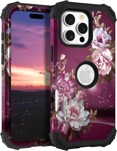 Miniatura 38 de Hocase Funda para iPhone SE 2022/2020, resistente a prueba de golpes, de plástico duro+goma de silicona, funda protectora híbrida para iPhone SE
