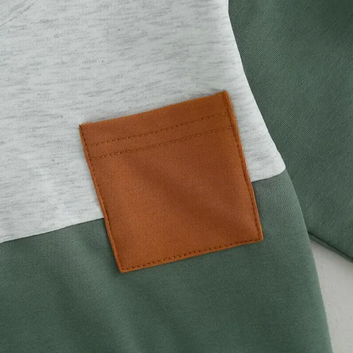 Miniatura 13 de Conjunto de ropa de otoño e invierno para bebé y niño, sudadera larga con capucha y pantalones para niños pequeños, 6, 12, 18, 24 meses, 2T