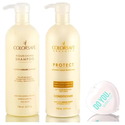 Miniatura 2 de All Nutrient El juego DUO de champú y acondicionador COLOR SAFE, extiende la vida útil del color (con elegante espejo compacto)