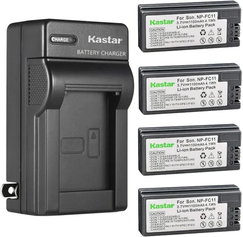 Miniatura 7 de Kastar Reemplazo del cargador de batería de pared de CA para Sony NP-FC11 NP-FC10, cargador Sony BC-VC10, cámaras Sony Cyber-Shot DSC-P8L DSC-P9