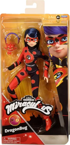 Miniatura 4 de Muñeca de moda de 26 cm de Dragon Bug de Miraculous Ladybug y Cat Noir