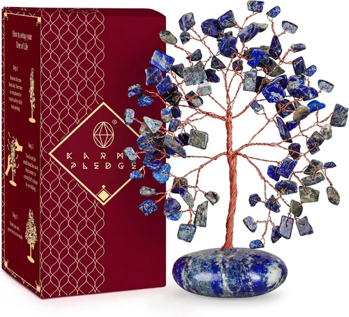 Miniatura 14 de Árbol de la vida hecho a mano de cristal de 7 chakras, regalos únicos de cumpleaños y aniversario para mujeres, madres y amigos Decoración