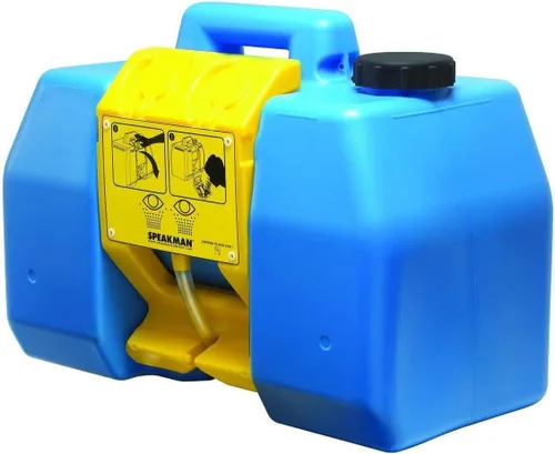 Miniatura 2 de Speakman SE-4400 GravityFlo Lavaojos portátil de emergencia de 9 galones, azul