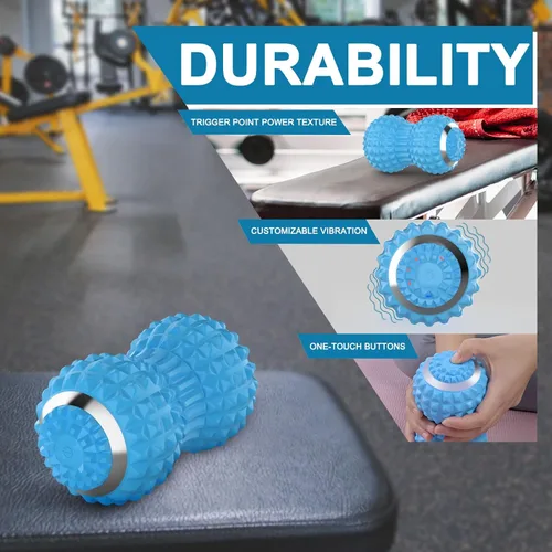 Miniatura 5 de Uppye Pelota de masaje vibratoria para aliviar el dolor, pelota de movilidad para terapia física y recuperación de entrenamiento, herramientas