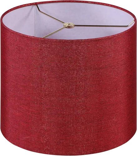 Miniatura 13 de Aspen Creative 31090A pantalla para lámpara de araña de transición con forma de cilindro en color beige, 12 pulgadas de ancho (12 x 12 x 10 pulgadas)