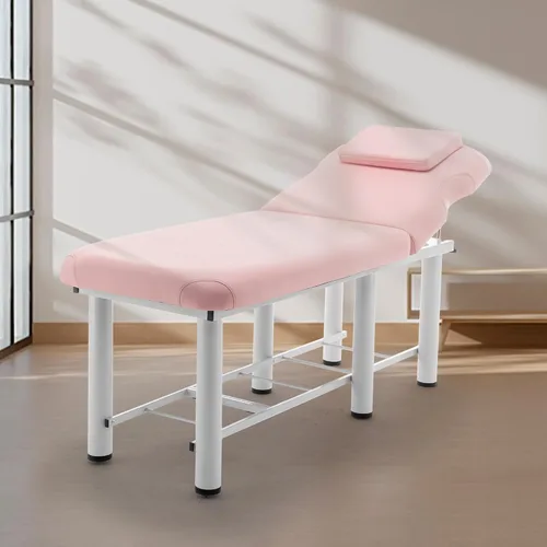 Hohuqeri Cama de masaje profesional de 73 pulgadas, mesa de tratamiento con reposacabezas extraíble, mesa de terapia física estacionaria, spa facial