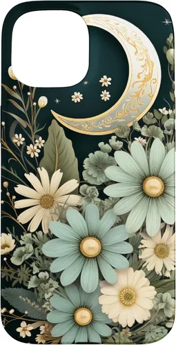 Miniatura 6 de Funda botánica de flores silvestres para iPhone 13 verde salvia