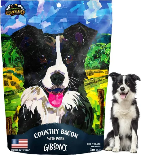 Miniatura 8 de Gibson's Bayou Bacon Golosinas suaves para perros, hechas con carne real, aromáticas y sin granos para entrenar y recompensar a perros de todas