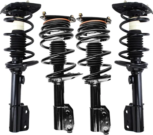 Miniatura 46 de Detroit Axle - 4 piezas de soportes para Toyota 2004 2005 2006 2007 2008 2009 Prius, soportes delanteros y traseros con resortes helicoidales