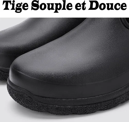Miniatura 3 de Meidiastra Zapatos de chef para hombre y mujer, impermeables, antideslizantes, para cocina, trabajo, zuecos de enfermera, zapatos de seguridad