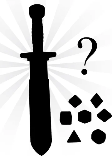 Miniatura 22 de MunnyGrubbers - Soporte para dados de daga de espada - (Juego de 7 dados D20 aleatorios incluidos) - Almacenamiento de dados poliédricos Mármol