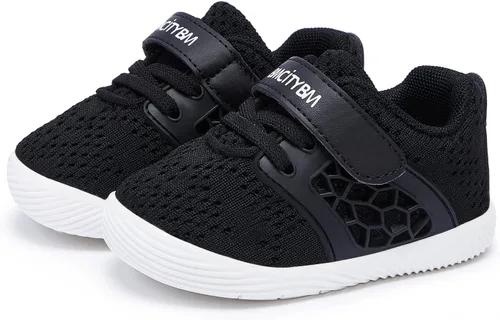 BMCiTYBM Zapatos para caminar de malla transpirable para bebés, niños y niñas, ligeros, antideslizantes, para primeros pasos, 6, 9, 12, 18, 24 meses