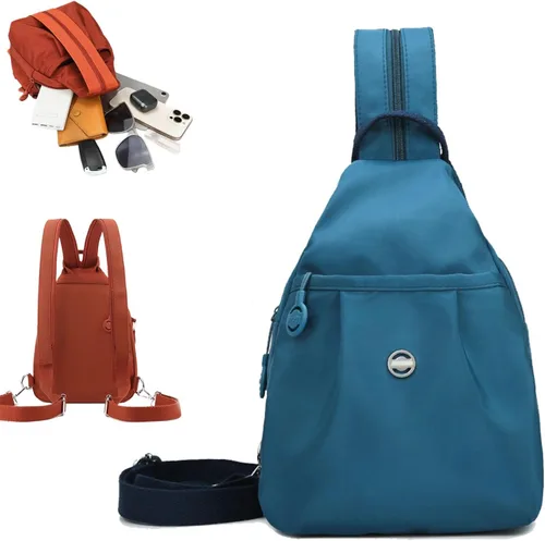 Miniatura 7 de 2025 Premium 3 en 1 bolsa de viaje antirrobo, mochila de tela Oxford impermeable de 2 vías, bolsa de mano para mujer, Negro, Tamaño único, Moda