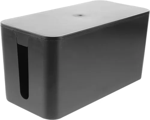 Caja Gestión de cables Organizador de regleta de alimentación de alambre Contenedor de enchufe de gestión de