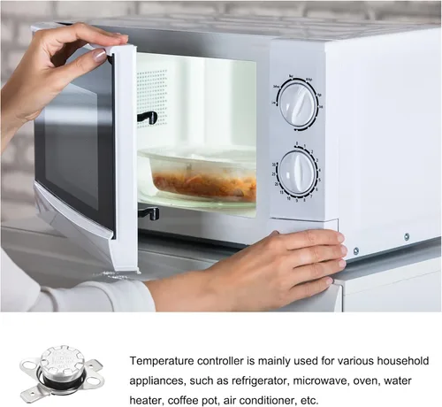Miniatura 3 de Interruptor de control térmico de temperatura KSD301 termostato 40C NC, [para refrigeradores de horno microondas], normalmente cerrado/2 piezas