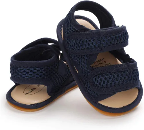 Miniatura 3 de E-FAK Sandalias de verano para bebés y niñas al aire libre, playa, suela suave de goma antideslizante para recién nacidos, zapatos para primeros