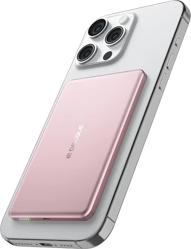 Miniatura 9 de Banco de energía "Air" para MagSafe 5000mAh, Cargador de Batería Portátil Inalámbrico Magnético Ultra Delgado con Cable USB-C, Compatible Solo