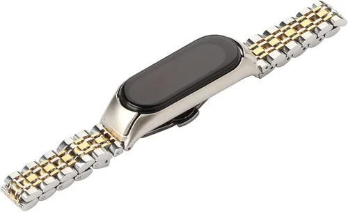 Miniatura 2 de Mi Band 6 bandas de repuesto, correa de metal para reloj, correa de acero inoxidable, pulsera de negocios, pulsera de repuesto para mujeres y A04