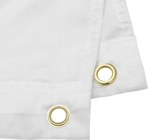 Miniatura 3 de 6 banderas de 3 x 5 pies, color blanco liso sólido, multicolor, banderas de 250 aniversario de color puro, banderas de tafetán de seda cosidas