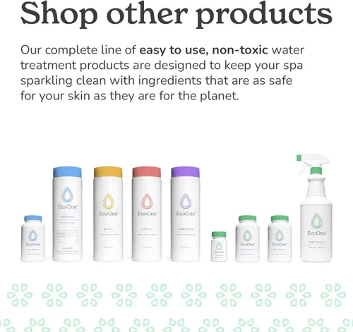 Miniatura 7 de Kit de limpieza profunda de EcoOne Viene con limpiador de filtro de spa y bañera de hidromasaje, limpiador de tuberías, limpiador de carcasa
