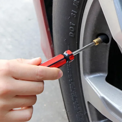 Miniatura 6 de Herramienta de extracción de vástago de válvula de neumático de automóvil, removedor de núcleo de válvula de un solo cabezal, accesorios
