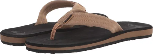 Miniatura 7 de Quiksilver Men's Carver Suede 3 Point Flip Flop Athletic Sandal