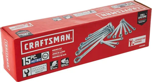 Miniatura 2 de CRAFTSMAN Juego de llaves métricas, 15 piezas (CMMT12066)