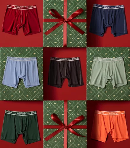 Miniatura 5 de Separatec Men's Underwear Cotton Boxer Briefs Breathable and Soft with Dual Pouch Design 7 Pack