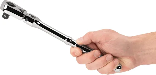 Miniatura 6 de TEKTON Trinquete de liberación rápida con cabeza flexible de 1/2 pulgadas x 10-1/2 pulgadas SRH31210