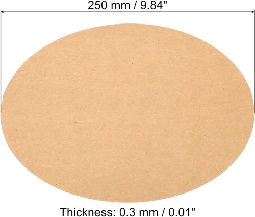 Miniatura 78 de PATIKIL Papel de cartón redondo de 5.9 pulgadas, 25 unidades de círculos de disco en blanco para decoración de fiestas, manualidades, manualidades