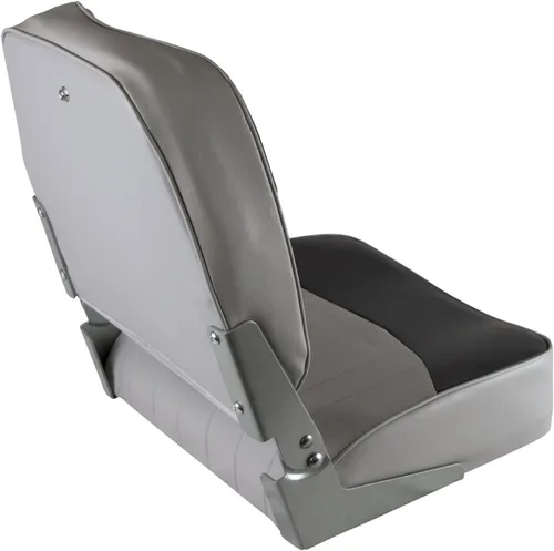 Miniatura 2 de Wise 8WD734PLS-661 Asiento estándar de espalda baja para barco, Gris/Rojo Disponible en diferentes