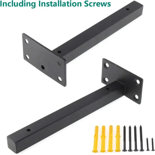 Miniatura 5 de Soportes de estante resistentes, soportes flotantes para estantes, estantes decorativos montados en la pared, soporte para colgar en la pared
