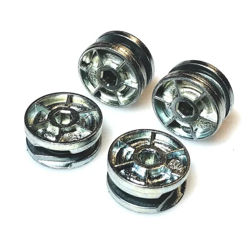 Miniatura 4 de ReplacementScrews Cerraduras de rueda de leva compatibles con IKEA Part 115349 (TYSSEDAL, HEMNES) (paquete de 1) (TYSSEDAL, HEMNES), 25mm Spiral