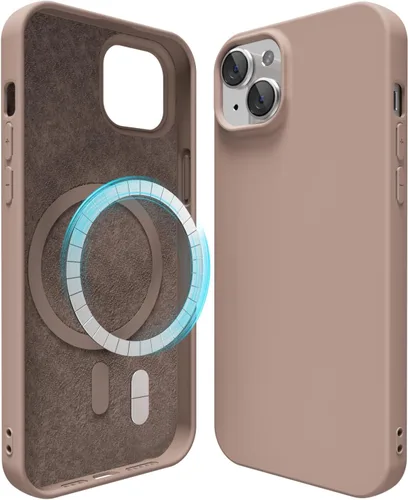 Miniatura 65 de oakxco Funda de silicona para iPhone 12 Pro Max, magnética, compatible con carga inalámbrica Magsafe, cubierta protectora de goma suave y delgada