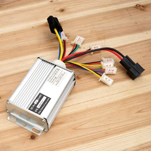 Miniatura 4 de Controlador de mercado secundario de 48V 1000W para motor eléctrico cepillado, motor de scooter con terminal de conector de batería negra