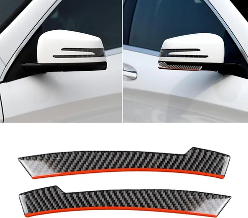 Miniatura 12 de para Mercedes-Benz Clase C W204 2011-2013 Real Cubierta de Panel de Fibra de Carbono Suave para Aire Acondicionado, Adhesivo de Marco de Panel