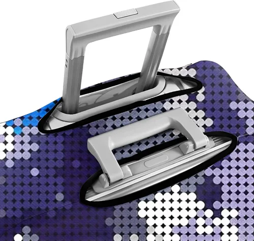 Miniatura 8 de Cubierta protectora de equipaje de PVC, protector de cubierta de maleta transparente,Funda protectora de equipaje transparente para maleta