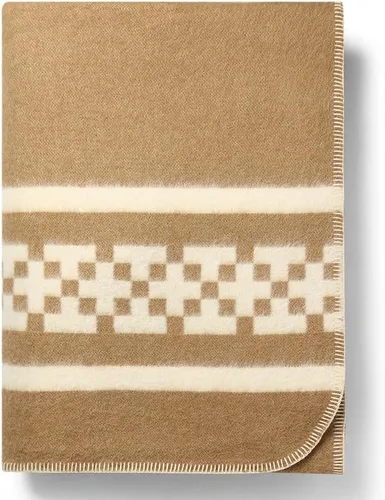 Miniatura 13 de Manta gruesa de lana de alpaca para acampar al aire libre o uso en interiores, diseño étnico, suave lana peruana de alpaca disponible en tamaño Gris
