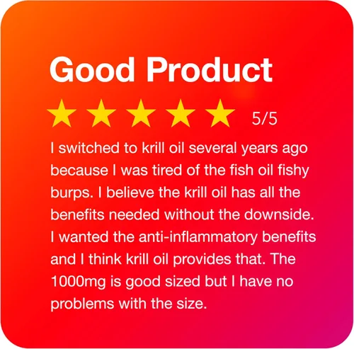 Miniatura 4 de MegaRed Suplemento de aceite de krill omega-3 ultra fuerte de 1000 mg con EPA/DHA, astaxantina y fosfolípidos, sin sabor a aceite de pescado que