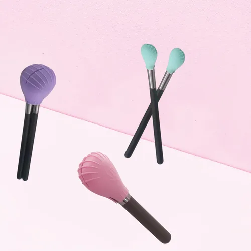 Miniatura 5 de LORMAY 4 fundas de silicona para brochas de maquillaje, burbujas de cepillo para proteger las cerdas de ser aplastadas y mantener la bolsa