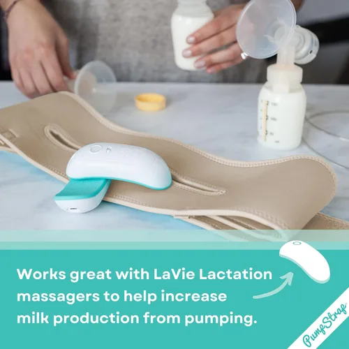 Miniatura 9 de Brasier de bombeo manos libres, brasier de extractor de leche para bombas de lactancia materna para mujeres, bustier de bombeo manos libres