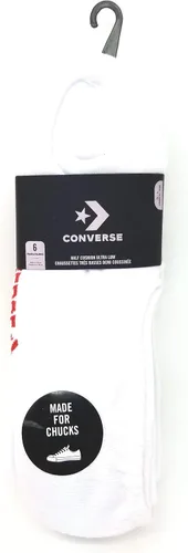 Miniatura 3 de Converse - Calcetines para hombre, 6 unidades, medio cojín, ultra bajos, hechos para chucks