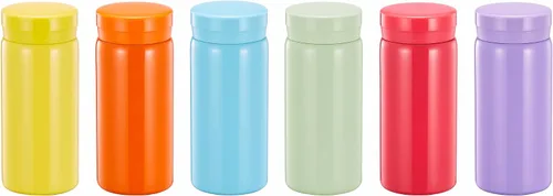 Miniatura 11 de Mini Thermos Bonita Botella de Agua - Matraz Pequeño Diminuto Aislado al Vacío de Acero Inoxidable 18/10 de 7 oz - A Prueba de Fugas y Derrames