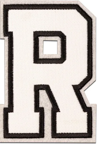 Miniatura 22 de Parches de letras termo-adhesivas de alta calidad – Lindas letras para ropa – Parche universitario para ropa – Letras bordadas de 4 1/2 parches