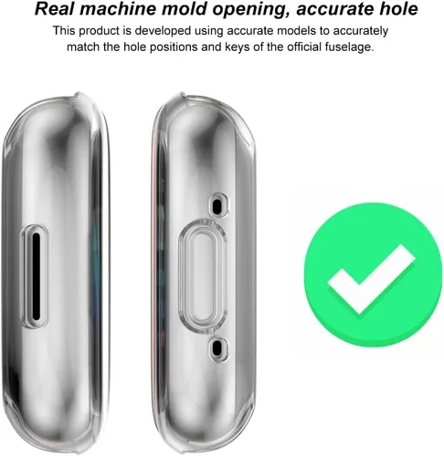 Miniatura 3 de Rc-Z Funda protectora para Fitbit Sense & Versa 3 con protector de pantalla, paquete de 4, material de TPU antiarañazos, compatible con versiones