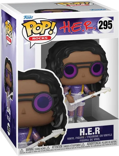 Miniatura 2 de Funko Pop Rocks: H.E.R. - Figura de vinilo coleccionable - Idea de regalo - Producto oficial - Juguetes para niños y adultos - Fans de la música