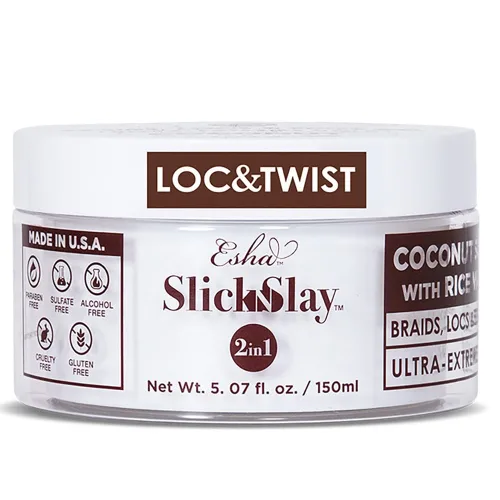 Miniatura 15 de Esha Slick N Slay Gel para Trenzar – Gel Hidratante, Acondicionador y Brillante de Sujeción Ultra Extrema 3-en-1 para Cabello – Gel de Fijación