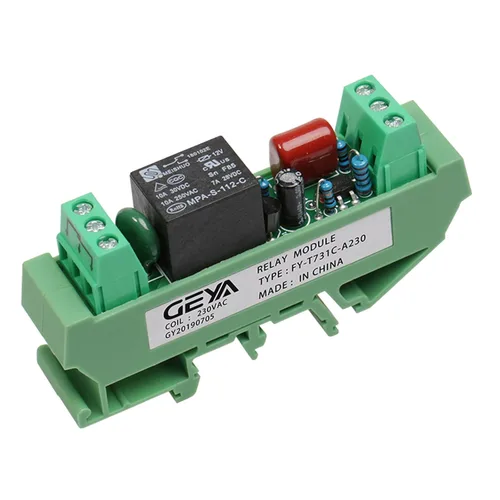 Miniatura 17 de Módulo de relé de 4 canales 1 módulo de relé de interfaz DC/CA de montaje en carril DIN SPDT de 12V (FY-T734-12VACDC)
