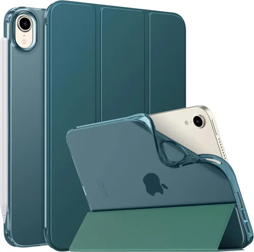 Miniatura 33 de MoKo Funda para el nuevo iPad mini 7 (A17 Pro) 2024, Funda para iPad mini de 6ª generación 2021 (21,08 cm), Funda para iPad mini 6, Funda trasera